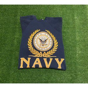 Vintage USA United states Navy Seal Logo crewneck XL navy blue retro Ivy
